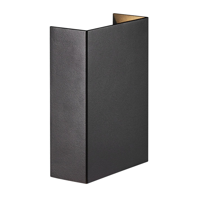 Carregue imagem no visualizador da galeriaAplique de Parede Exterior Preto Seaside Fold 10 NORDLUX
