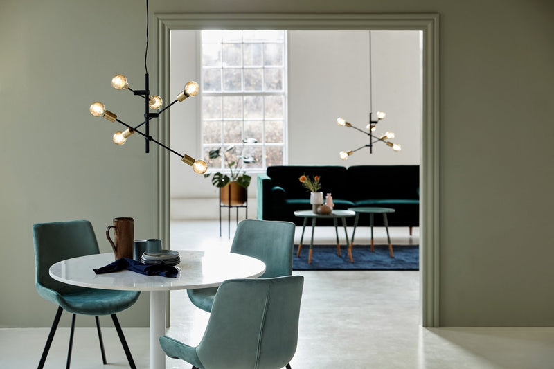 Load image into Gallery viewer, 6-Spot Pendant Preto Josefine NORDLUX
