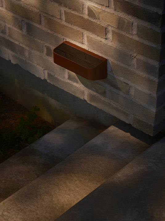 Aplique de Parede Exterior com Sensor de Movimento Castanho MARCELLIO NORDLUX