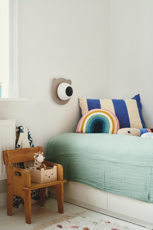 Aplique de Parede Infantil com Vidro Opalino BRUNA BEAR NORDLUX