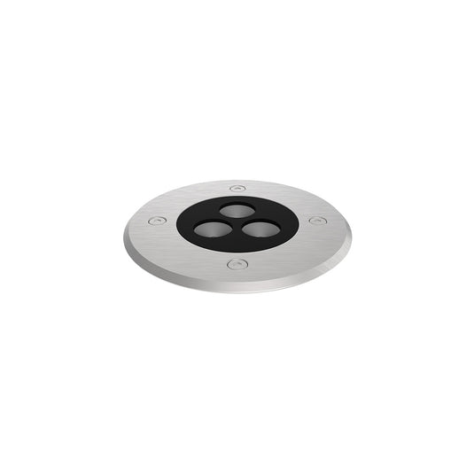 Luminária de Encastrar no Solo com Aro em Aço Inoxidável Tromilux