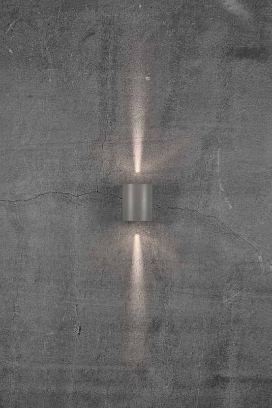 Aplique de Parede Exterior Cinzento Canto 2 NORDLUX