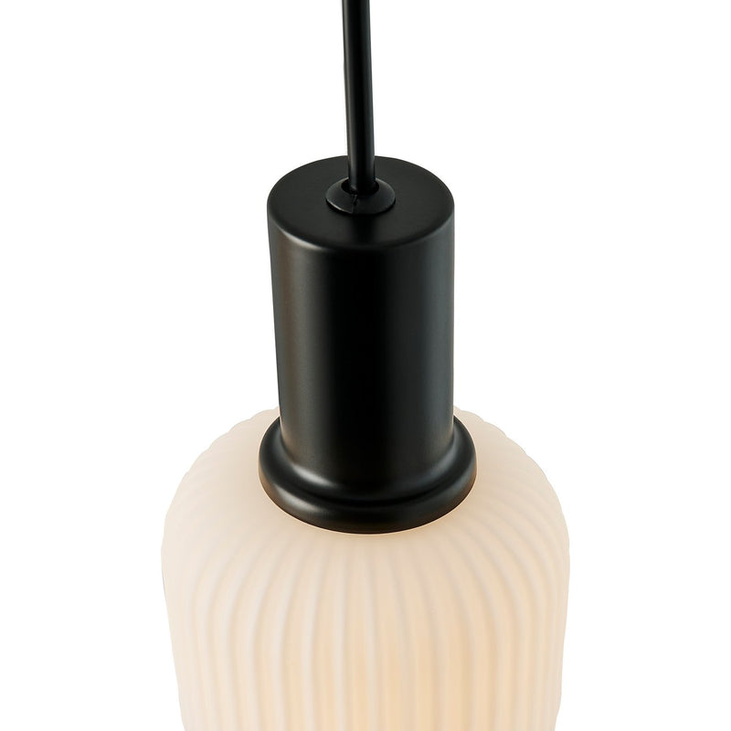 Chargez l'image dans la visionneuse de la galerie, Candeeiro Suspenso Milford Mini 3-Rail Preto NORDLUX
