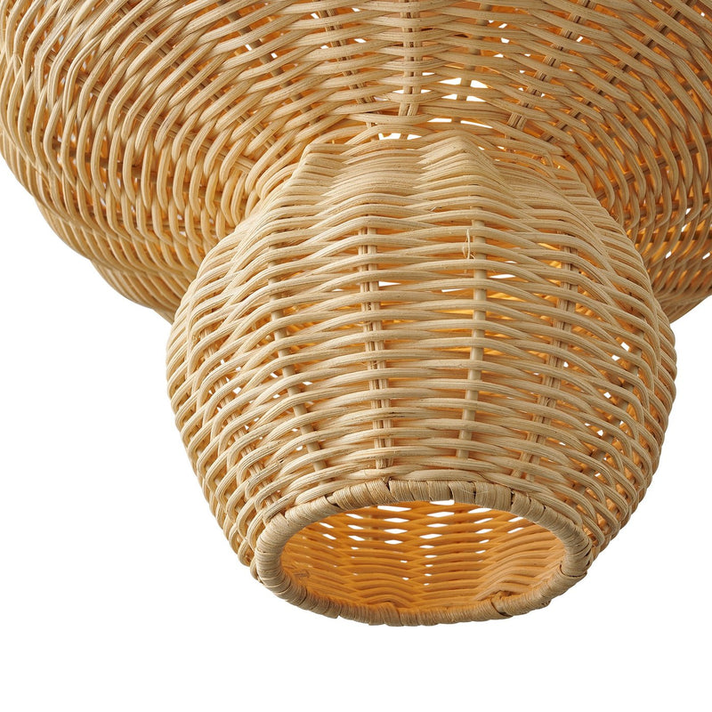 Chargez l'image dans la visionneuse de la galerie, Candeeiro Suspenso Pequeno em Rattan Allie NORDLUX
