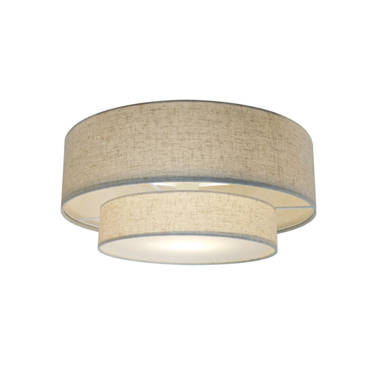Candeeiro de Teto com Abat-jours em Tecido Bege Malodin NORDLUX