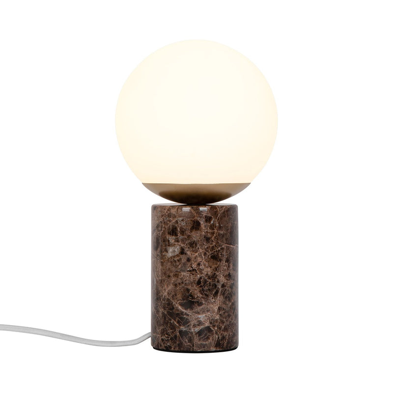 Chargez l'image dans la visionneuse de la galerie, Candeeiro de Mesa com Estrutura em Mármore e Vidro Soprado Lilly NORDLUX
