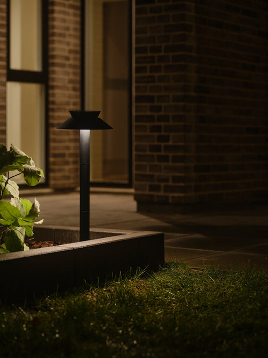 Luz de Jardim Solar com Sensor de Movimento Preto JUSTINA NORDLUX