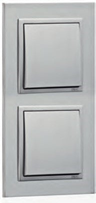 Carregar imagem no visualizador da galeria Espelho Duplo Inox/Alumina EFAPEL 90920 TIA Série LOGUS 90 
