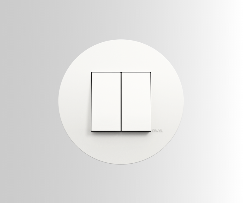 Carregue imagem no visualizador da galeriaComutador de Escada Duplo - Siza Vieira - branco - Kit Completo
