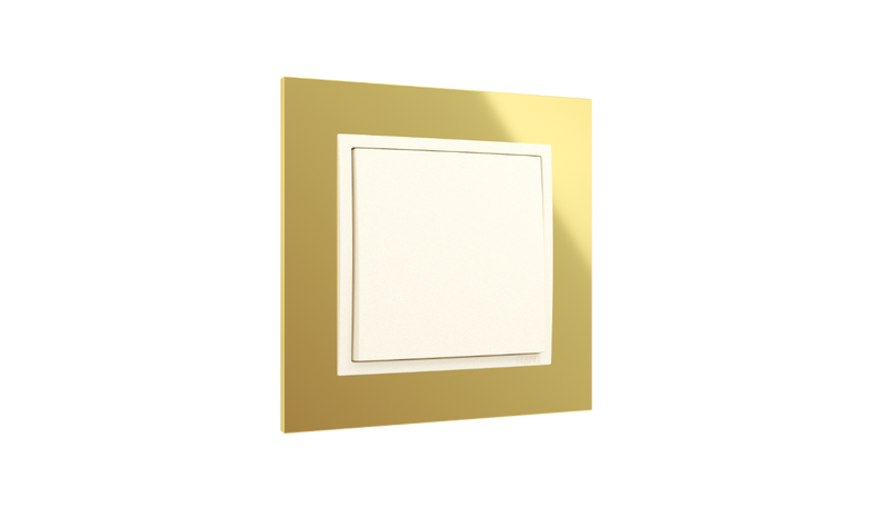 Carregue imagem no visualizador da galeriaComutador de Escada Ouro/Pérola, Logus 90 Metallo - Kit Completo
