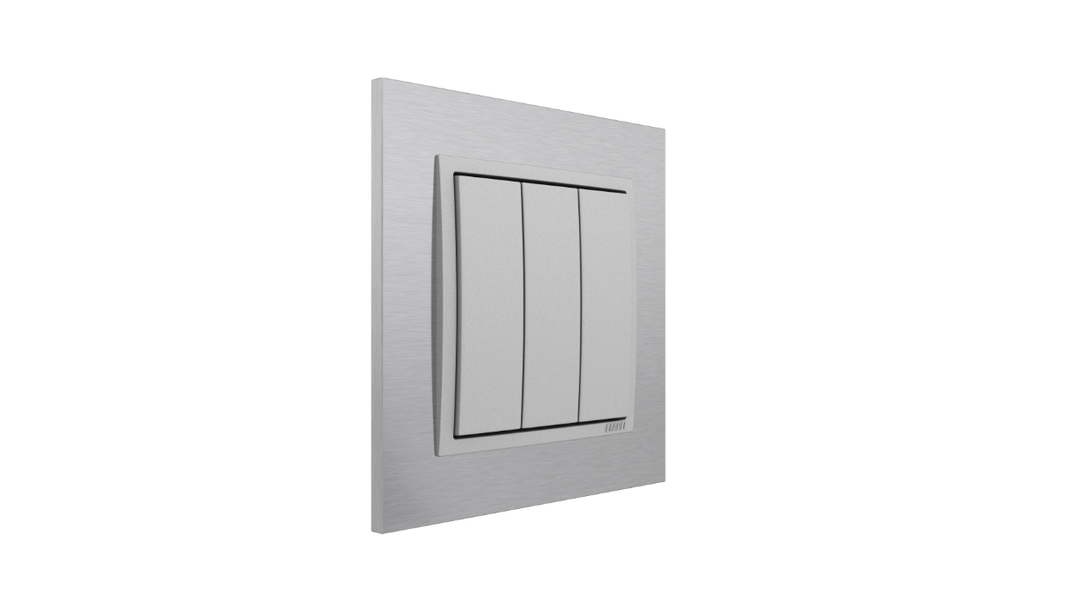 Triple stainless steel/alumina switch, Logus 90 Metallo - Complete Kit ...