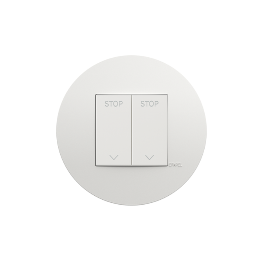 Interruptor/Inversor de Persiana Siza Vieira - branco mate - Kit Completo