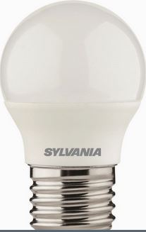Lâmpada Led gota toledo ball Sylvania opalina e27 6W -60w-806 lm 2700K