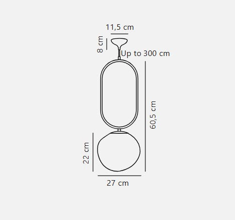 Carregue imagem no visualizador da galeriaCandeeiro de teto Nordlux Shapes, 27 cm diâmetro, cabo ajustável até 3 metros
