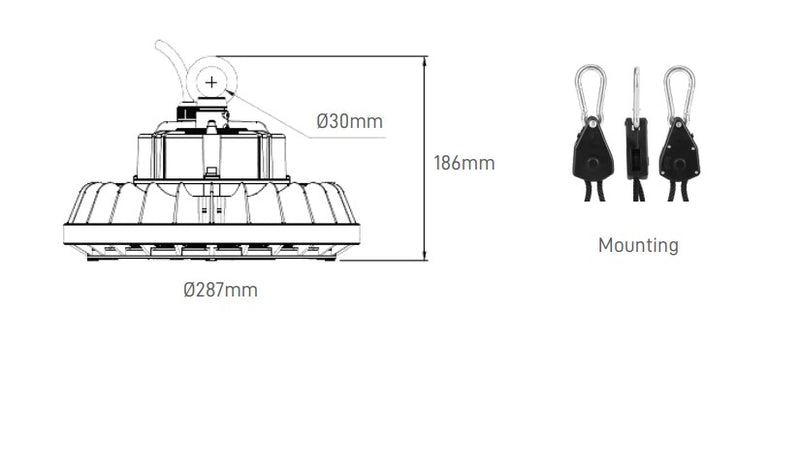 Carregue imagem no visualizador da galeriaIluminação para agricultura 150W Horti UFO Master 4 
