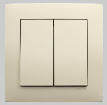 Încărcați imaginea în vizualizatorul Galerie, Tecla dupla Marfim EFAPEL 90611 TMF série logus 90 
