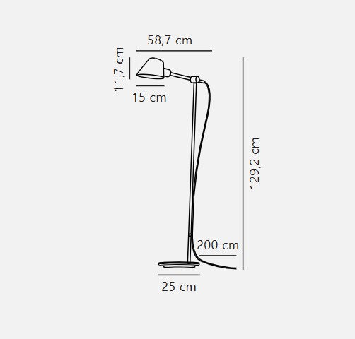 Nordlux Stay vloerlamp zwart 2020464003