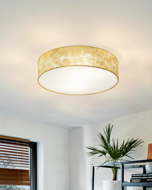Plafon dourado Viserbella  Ø380mm - 97641 - Eglo