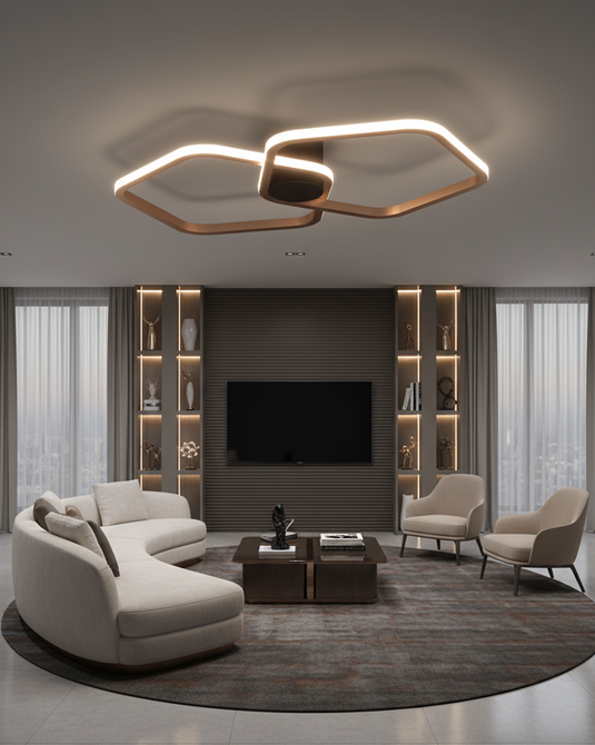 Plafon/Candeeiro de teto com iluminação regulável ESTRELLA - Eglo