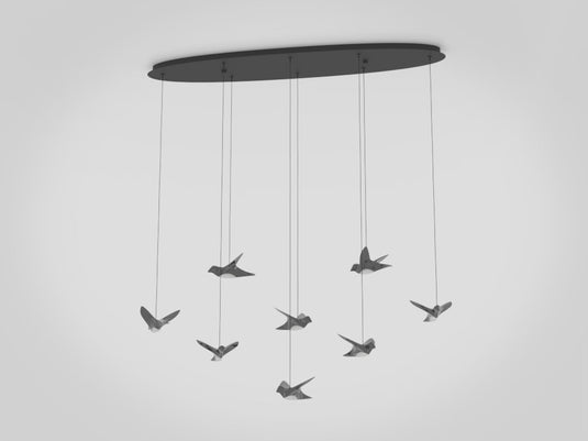Candeeiro de teto suspenso com pássaros LED PARATEBUENO EGLO 390055