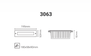 Carregue imagem no visualizador da galeriaProjetor de chão de encastrar, exterior, 4000K, 3063-C - Tromilux
