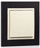 Bild in den Galerie-Viewer hochladenEspelho simples granito/pérola EFAPEL 90910 TGP Série Logus 90 
