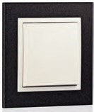 Bild in den Galerie-Viewer hochladenEspelho simples granito/gelo EFAPEL 90910 TGG Série Logus 90 
