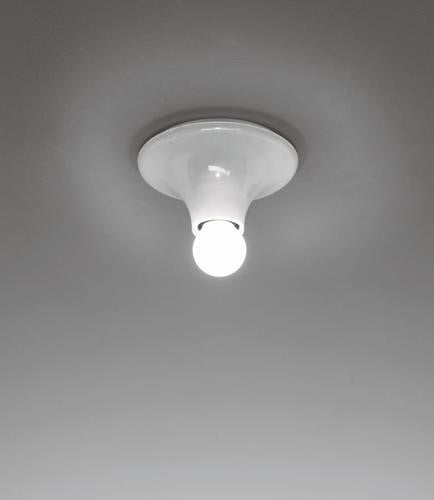 Plafon/Aplique de Parede Artemide Teti Branco 