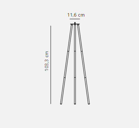 Carregue imagem no visualizador da galeriaTripé alto (metal ou madeira) para candeeiro sem fios, interior ou exterior, Kettle - Nordlux
