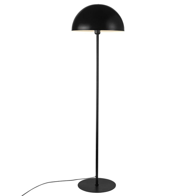 Cargue la imagen en el visor de la galería, Candeeiro de Pé Preto com Estrutura em Metal e Plástico ELLEN NORDLUX
